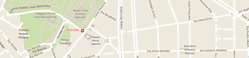 Mappa della impresa studio moia sas di adelmo menozzi e c a MILANO