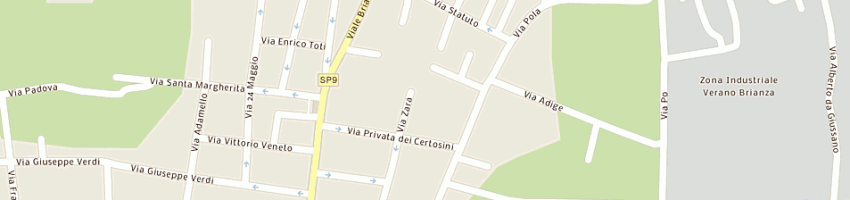 Mappa della impresa municipio a GIUSSANO