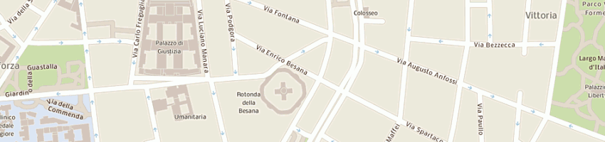 Mappa della impresa studio cifra studio associato carrara - gelmini - grimoldi e zuccoli a MILANO