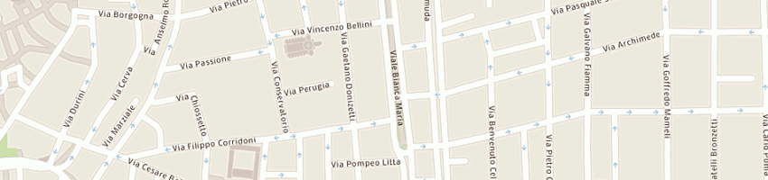 Mappa della impresa nocera ranieri a MILANO