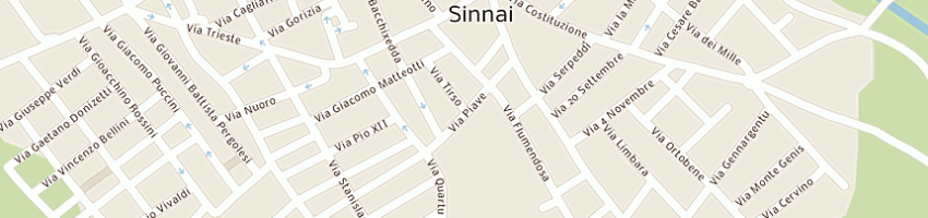 Mappa della impresa iniziative turistiche snc a SINNAI