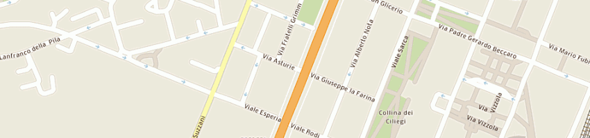 Mappa della impresa scuole pubbliche scuole medie a MILANO