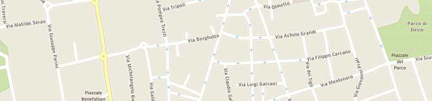 Mappa della impresa monida di beretta m e beretta d snc a DESIO