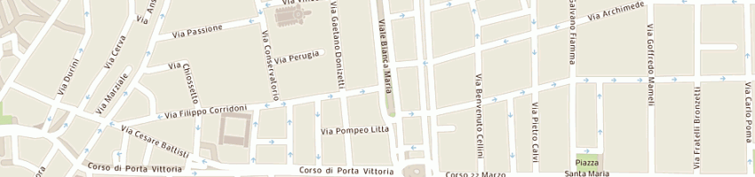 Mappa della impresa l'ortolano dei flli daniele e simone liseno snc a MILANO