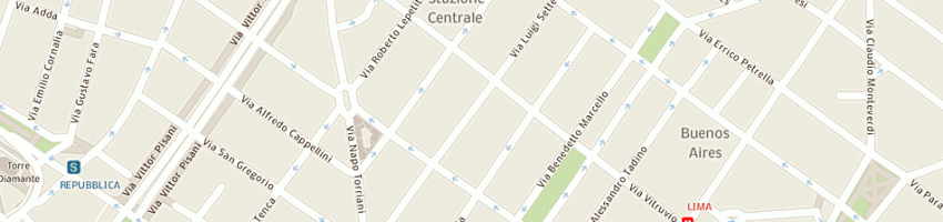 Mappa della impresa neri diffusione moda srl a MILANO
