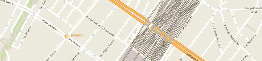 Mappa della impresa tecno tricot srl a MILANO
