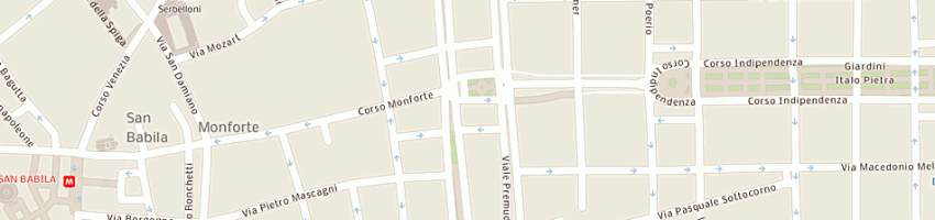 Mappa della impresa da sas di giovanni battista colleoni e c a MILANO