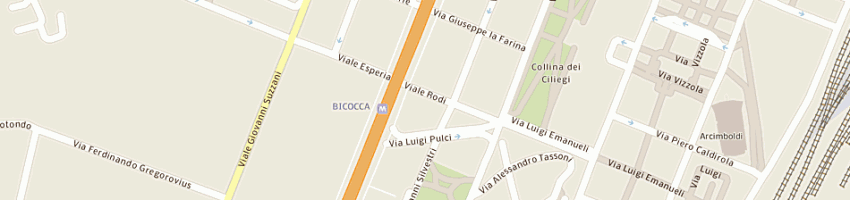 Mappa della impresa finasca di calla' e c (snc) a MILANO