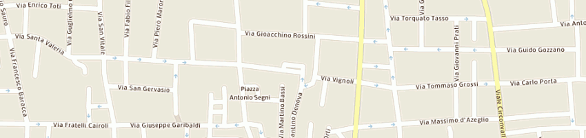 Mappa della impresa imnova 88 sas di flavio de nova e c a SEREGNO