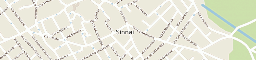 Mappa della impresa comunita'montana serpeddi xxiv a SINNAI