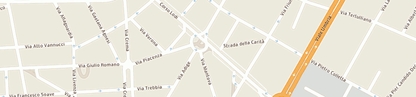 Mappa della impresa diva travel srl a MILANO
