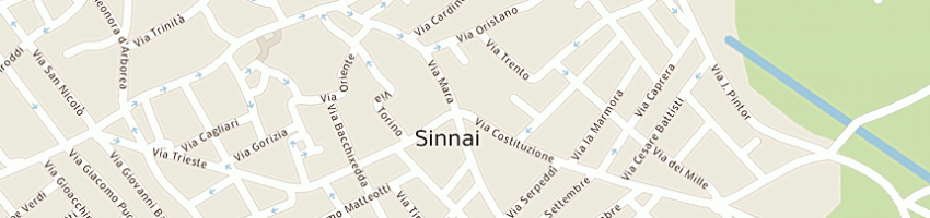 Mappa della impresa pili gioielli di mulas rita e c sas a SINNAI