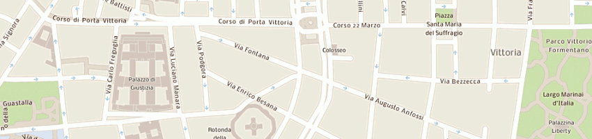 Mappa della impresa condominio di via fontana 2 a MILANO