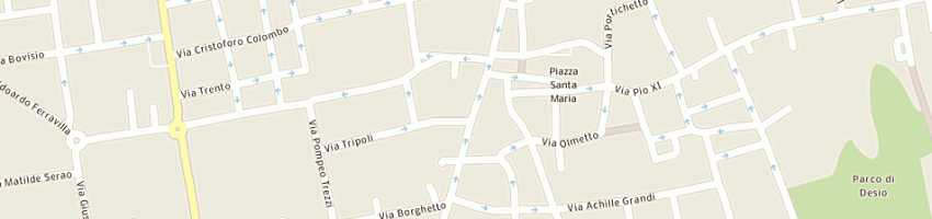 Mappa della impresa banca intesa spa a DESIO