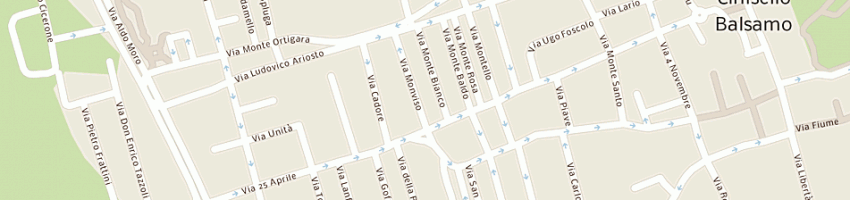 Mappa della impresa porac sas di carlo pomoni e c a MILANO