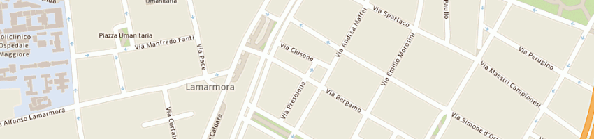 Mappa della impresa zhao li a MILANO
