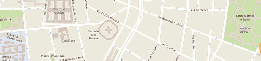 Mappa della impresa telerie effe gi bi srl a MILANO