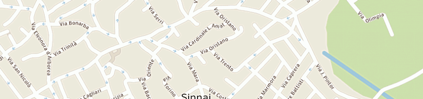 Mappa della impresa comune di sinnai scuola media a SINNAI