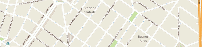 Mappa della impresa bar piazza snc di piazza alberto e c a MILANO