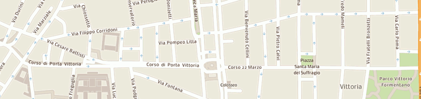 Mappa della impresa sico srl a MILANO