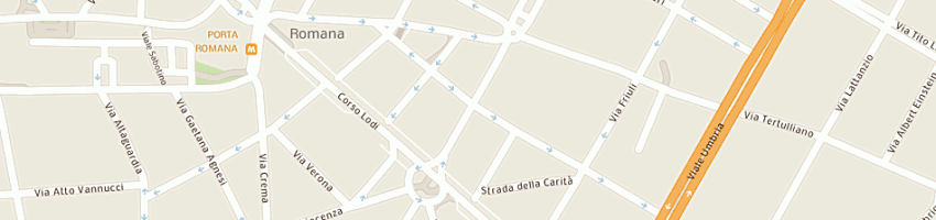 Mappa della impresa papi's bar di fluminy anna a MILANO