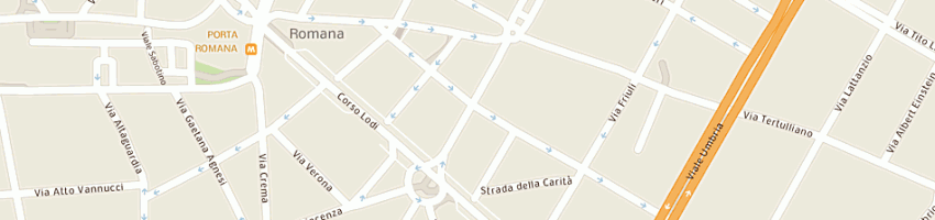 Mappa della impresa spi - cgil a MILANO