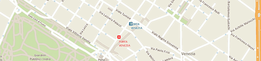 Mappa della impresa tessuti alta italia m daverio (srl) a MILANO