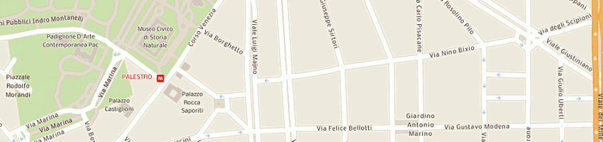 Mappa della impresa manu snc di rocco manuela e c a MILANO