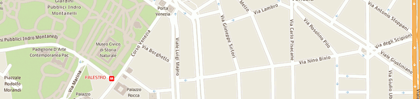 Mappa della impresa calaluna sas di garau marcello e c a MILANO