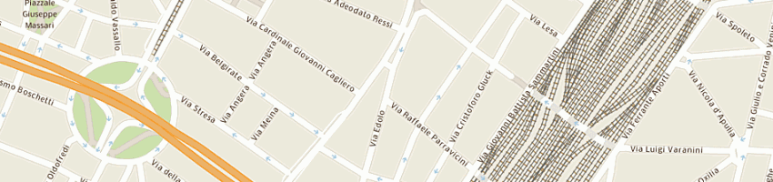 Mappa della impresa ascod service (srl) a MILANO