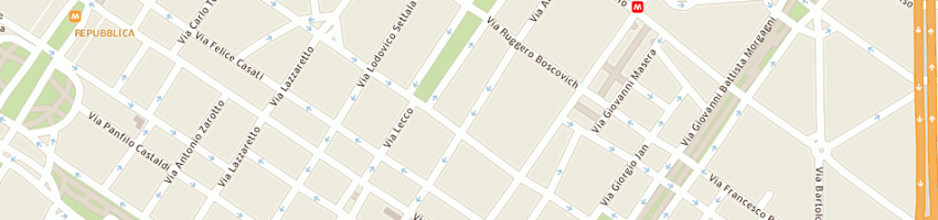 Mappa della impresa fotorama di petricciuole francesco a MILANO