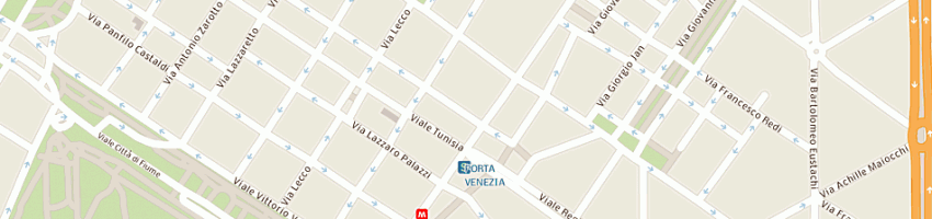 Mappa della impresa sangaletti rosa a MILANO