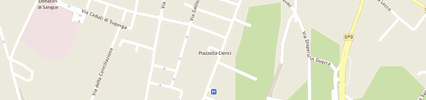 Mappa della impresa comune di giussano - informagiovani - centro di lavoro a GIUSSANO