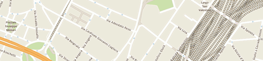 Mappa della impresa ciesse soc coop a MILANO