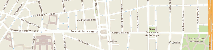 Mappa della impresa amar design di curci carlo a MILANO