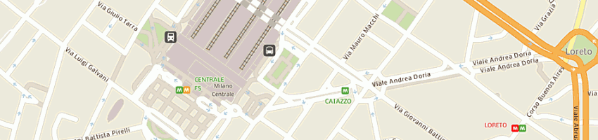 Mappa della impresa ing c corradini e c srl a MILANO
