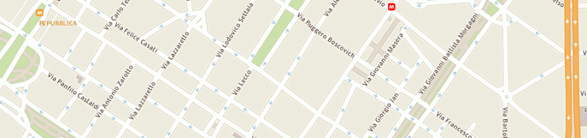 Mappa della impresa libreria popolare di via tadino soccoop a rl a MILANO