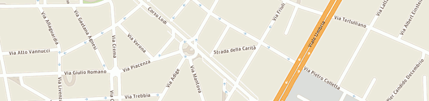Mappa della impresa corbella maria cristina a MILANO