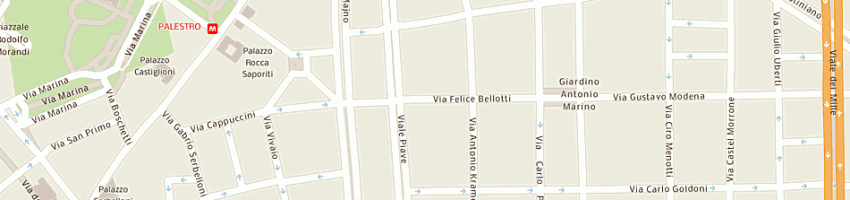 Mappa della impresa rino gomme sas dei flli de letteriis giuseppe gianluca e andrea a MILANO