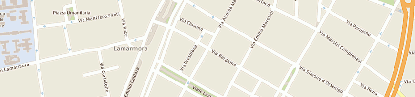 Mappa della impresa lavasecco ticino srl a MILANO