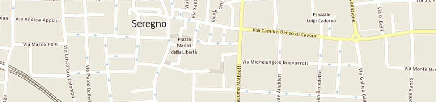 Mappa della impresa cam centro analisi monza spa a SEREGNO