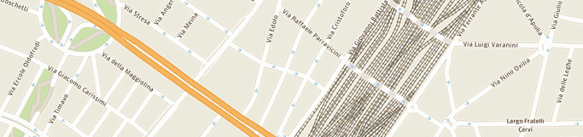 Mappa della impresa pomil srl a MILANO