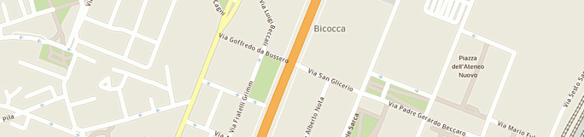 Mappa della impresa shared service center scrl a MILANO