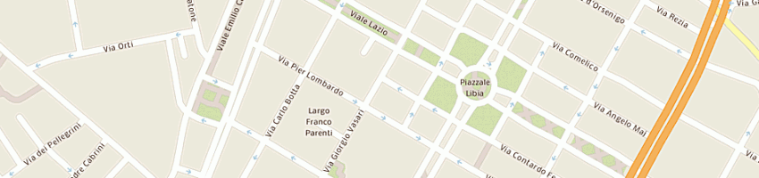 Mappa della impresa miki thumb srl a MILANO