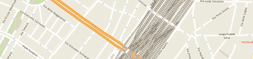 Mappa della impresa antica osteria di via gluck srl a MILANO
