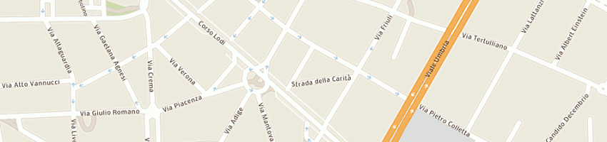 Mappa della impresa farma express srl a MILANO