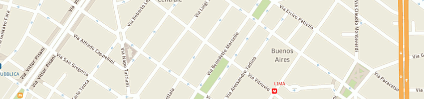 Mappa della impresa un posto al sole sas a MILANO