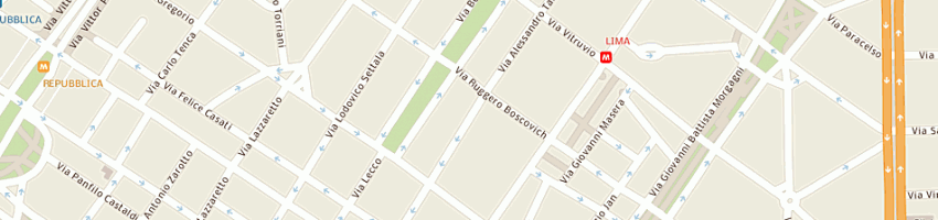 Mappa della impresa nettuno sas di valentina tronconi e c a MILANO