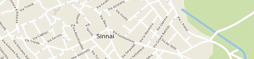 Mappa della impresa serra efisio a SINNAI