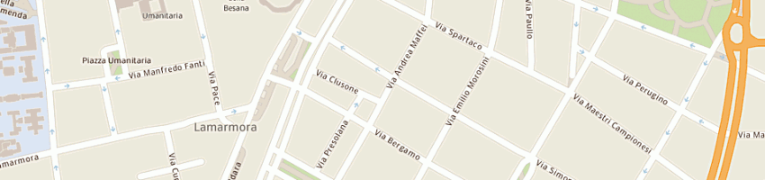 Mappa della impresa unicredit banca spa a MILANO